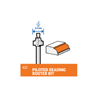 Dremel Piloted Beading Router #612