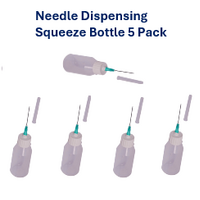Needle Dispensing Squeeze Bottle 5 Pack