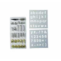 28pc Wood Working & Soldering Tip Set with Stencils