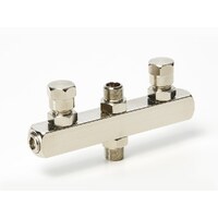 Airbrush Manifold 3 Ports 1/8" BSP