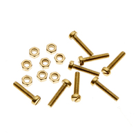 6BA Brass Cheesehead Screws