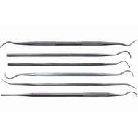 Dental Type Pick Set- Stainless Steel - 6 pc