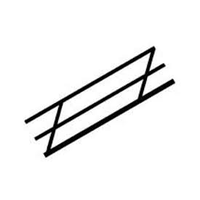 90692 (SRS-4 / pack of 2) HO (1:100) STYRENE STAIR RAIL