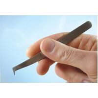 114mm Angled Tweezer Non Magnetic