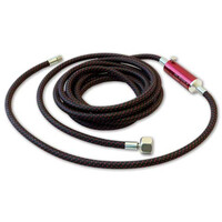 Paasche Air hose Braided Air Hose 1.9m with 'MT' Moisture Trap And Couplings M32 x 1/4"