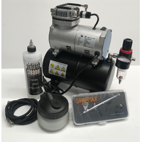 Airbrush Compressor Kit With Sparmax SP35