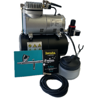 IWATA Eclipse Airbrush with Mini Air Compressor kit