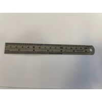 Ruler stainless steel 150mm/6''