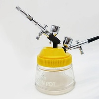 Airbrush 3 in 1 Cleaning Pot and Air Brush Holder