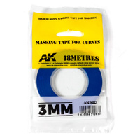 AK Interactive Blue masking Tape for curves 3mm