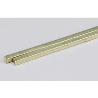 Brass Bar Square 1.0mm x 300mm (12") 2PC