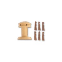 Artesania Capstan Vertical 25.0mm (2) Wooden Ship Accessory [8582]