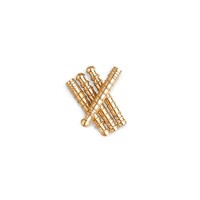 Artesania Cannon 5mm x 31mm Brass (4) Wooden Ship Accessory [8637]