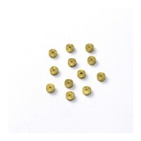 Artesania Cannon Wheels 5.0 x 1.0mm Brass (10) Wooden Ship Accessory [8646B]