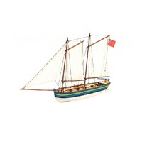 Captain's Longboat HMS Endeavour. 1:50 Wooden Model Ship Kit