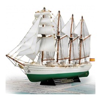 Training Ship Juan Sebastián Elcano & Esmeralda. 1:250 Wooden and Plastic Model Ship Kit
