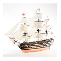 HMS VICTORY Ship of the Line Trafalgar 1805 - 1:84 - Wooden Scale Model Ship