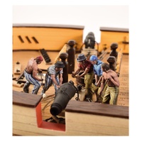 Set of 10 metal figures for ships: Gunners 1/48 scale