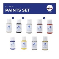 Paints Set for Ship Model: Tugboat Atlantic