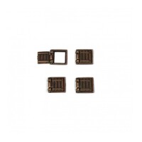 Artesania Cannon Port 7.0 x 7.0mm (4) Wooden Ship Accessory