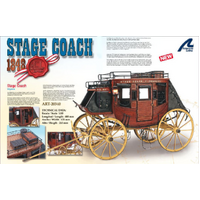 Wooden and Metal Model Kit: StageCoach 1848 1/10