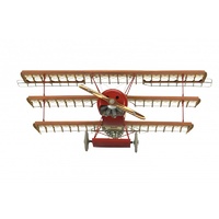 Wooden and Metal Model: Fokker Dr.I Red Baron's Fighter 1/16