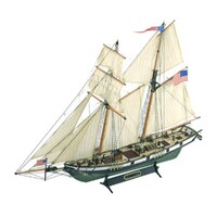 American Schooner Harvey 1:60. Wooden Model Ship Kit