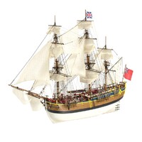 Artesania Wooden Model Ship Kit: New HMS Endeavour 1/65