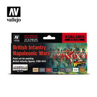 Model Air Brush Colours British Infantry Napoleonic Wars - Vallejo