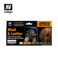 Model Air Brush Colours Wood & Leather - Vallejo
