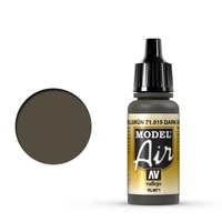 Vallejo Model Air - Dark Green RLM71 - 18ml Acrylic Airbrush Paint