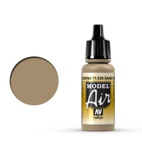 Vallejo Model Air - Sand Yellow - 18ml Acrylic Airbrush Paint