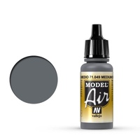 Vallejo Model Air - Sea Grey - 18ml Acrylic Airbrush Paint