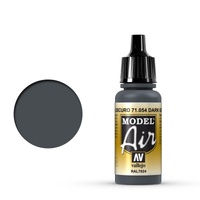 Vallejo Model Air - Dark Grey Blue - 18ml Acrylic Airbrush Paint