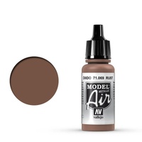 Vallejo Model Air - Rust - 18ml Acrylic Airbrush Paint