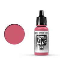 Vallejo Model Air - Signal Red - 18ml Acrylic Airbrush Paint