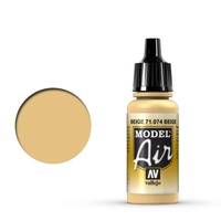 Vallejo Model Air - Beige - 18ml Acrylic Airbrush Paint