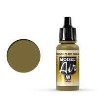 Vallejo Model Air - Ochre - 18ml Acrylic Airbrush Paint