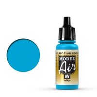 Vallejo Model Air - Light Sea Blue - 18ml Acrylic Airbrush Paint