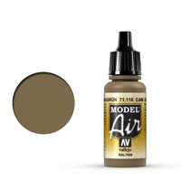 Vallejo Model Air - Grey Green RAL7008 - 18ml Acrylic Airbrush Paint