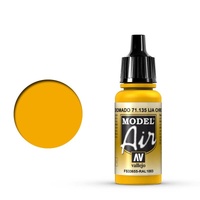 Vallejo Model Air - IJA Chrome Yellow - 18ml Acrylic Airbrush Paint