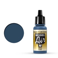 Vallejo Model Air - Dark Blue RLM24 - 18ml Acrylic Airbrush Paint