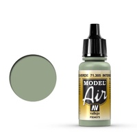 Vallejo Model Air - Interior Grey Green - 18ml Acrylic Airbrush Paint