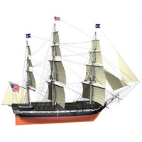 Billing Boats USS Constitution 1:100 Wooden Hull BB508 
