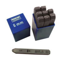 Number Punch Set 6.0mm German Made
