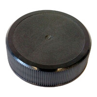 Black Plastic Cover for 3 oz and 8 oz bottles. No Holes.