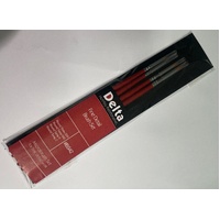 Fine Detail Brush Set 20/0, 000, 0, 2 4pcs