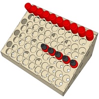 Dropper Bottle Rack Holds 76 - 25mm