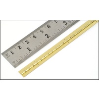 Miniature Brass Piano Hinge 9.14mm x 380mm (.360" x 15")