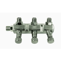 Airbrush Manifold 3 Way 1/8" BSP